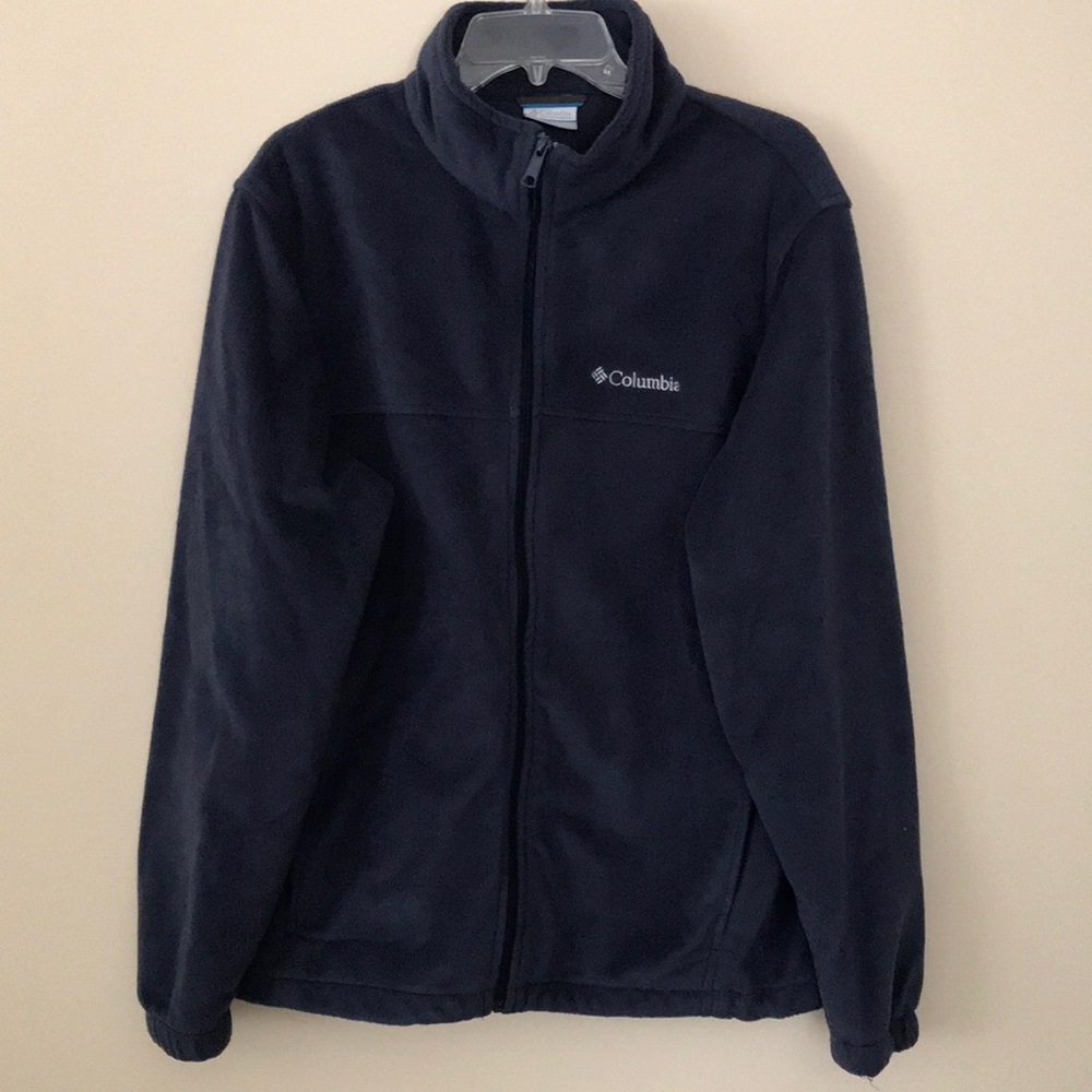 Columbia long sleeved fleece zip up jacket